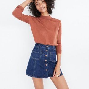 Madewell denim skirt